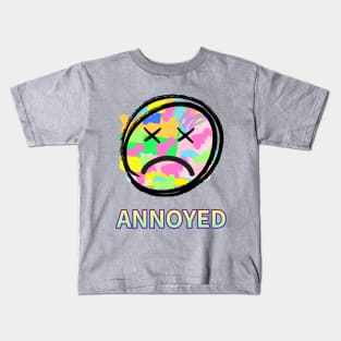 ANNOYED,displeased look Kids T-Shirt